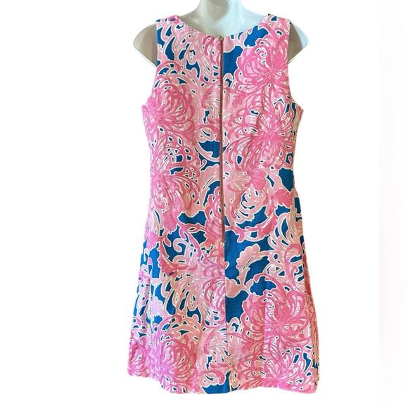 Just…Taylor Women’s Size 10 Pink and Blue Floral Sleeveless Dress - Picture 2 of 13